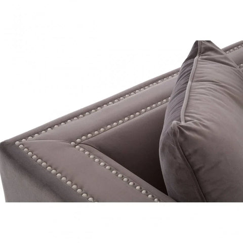 Westend 2 Seat Viola Brown Sofa