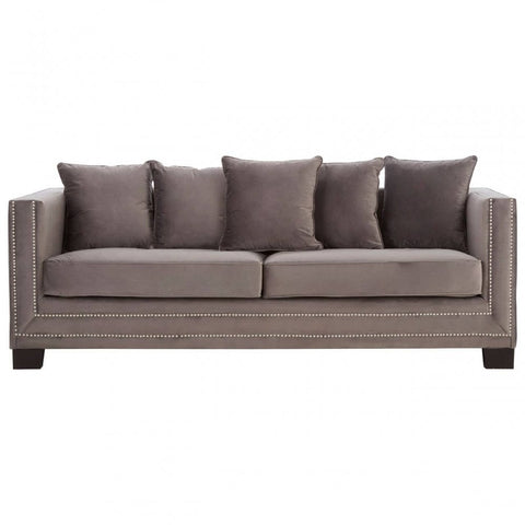 Westend 3 Seat Viola Grey Sofa