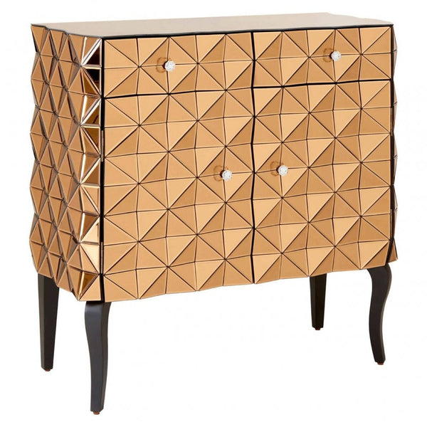 Westend Copper Finish Cabinet