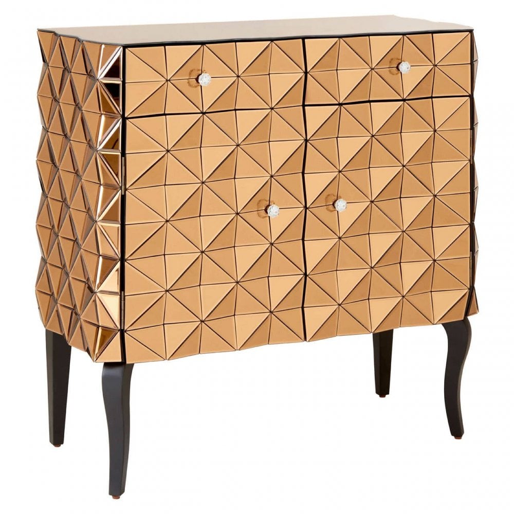 Westend Copper Finish Cabinet