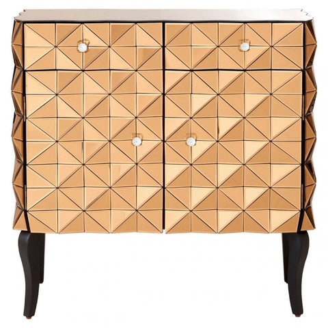 Westend Copper Finish Cabinet