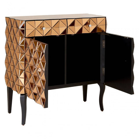 Westend Copper Finish Cabinet