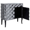 Westend Silver Finish Cabinet