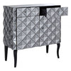 Westend Silver Finish Cabinet
