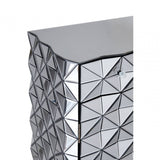 Westend Silver Finish Cabinet
