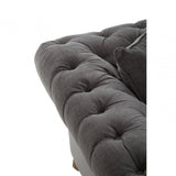 Westend Three Seat Grey Fabric Sofa