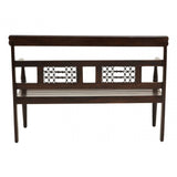 Westend Dark Sheesham Wood Bench