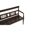 Westend Dark Sheesham Wood Bench