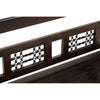 Westend Dark Sheesham Wood Bench