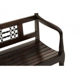 Westend Dark Sheesham Wood Bench