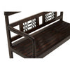 Westend Dark Sheesham Wood Bench