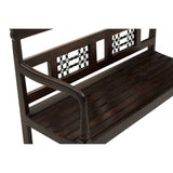 Westend Dark Sheesham Wood Bench