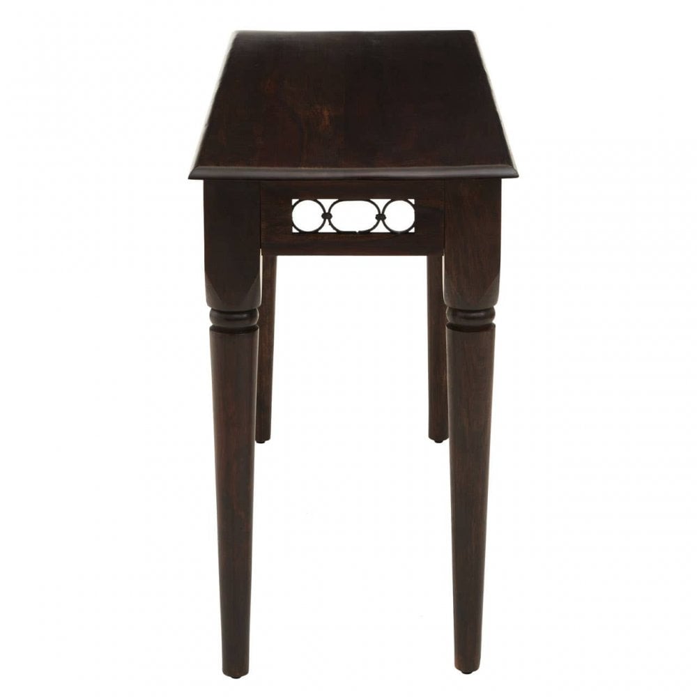 Westend Dark Sheesham Wood Console Table