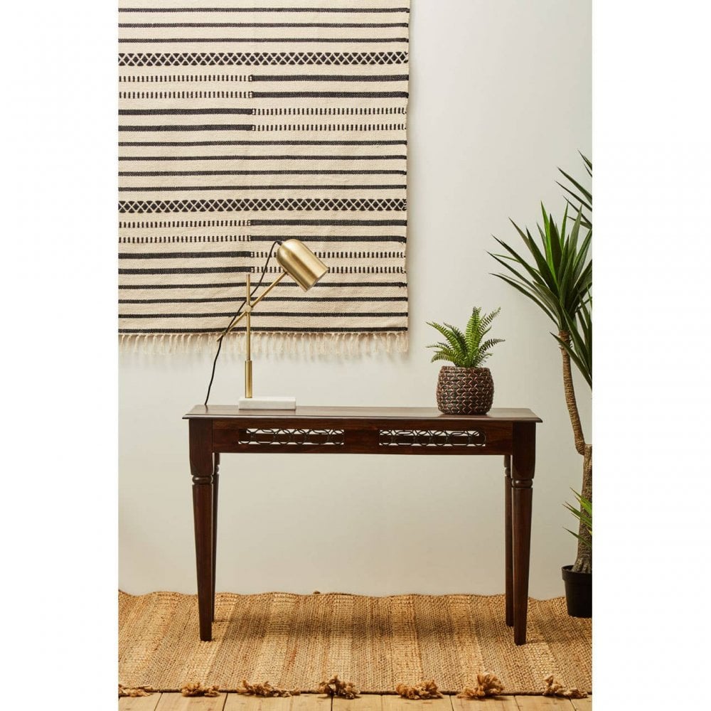 Westend Dark Sheesham Wood Console Table