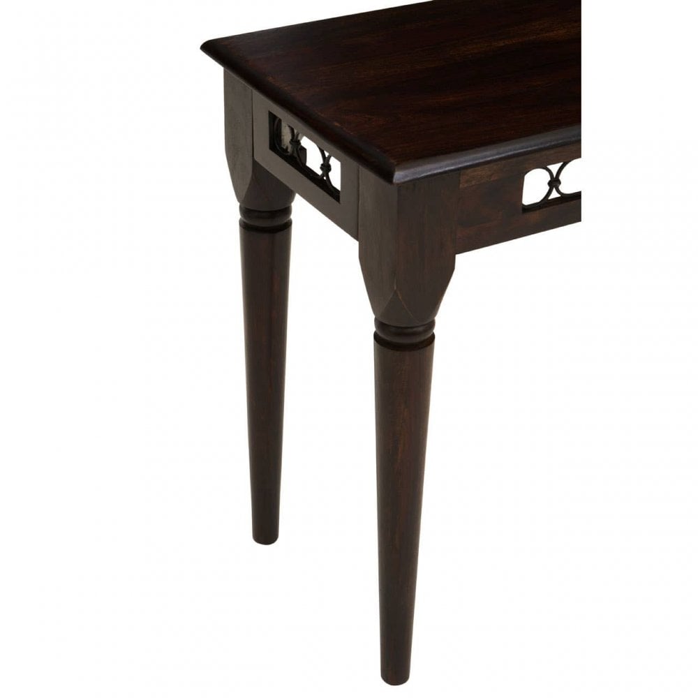 Westend Dark Sheesham Wood Console Table