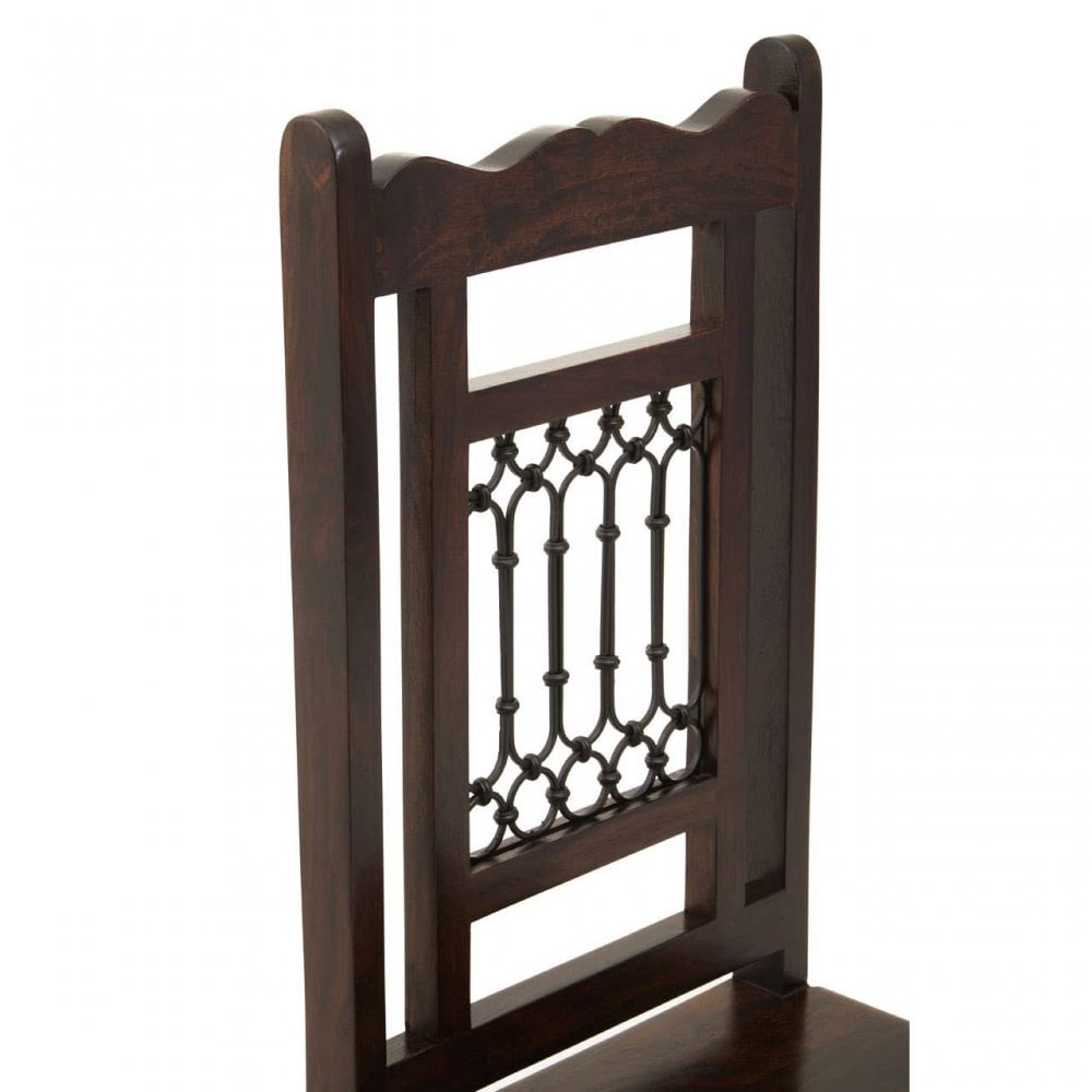 Westend Dark Sheesham Wood Dining Chair