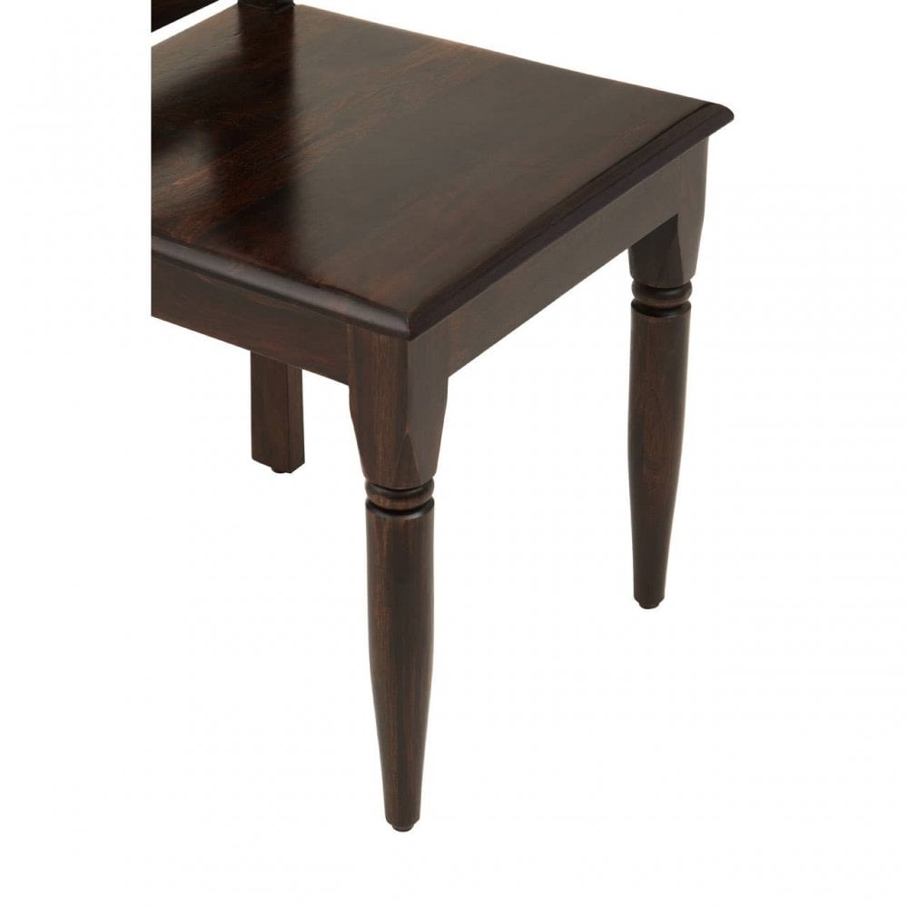 Westend Dark Sheesham Wood Dining Chair