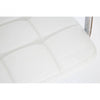Nimbus White Leather Effect Bar Chair