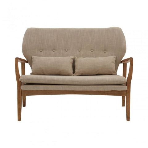 Nexus Birch Wood Frame 2 Seat Sofa