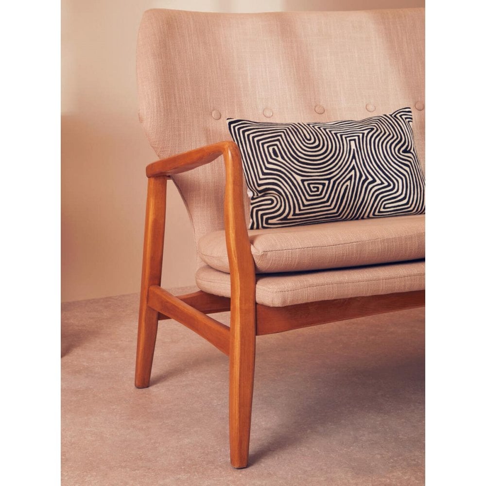 Nexus Birch Wood Frame 2 Seat Sofa