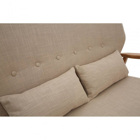 Nexus Birch Wood Frame 2 Seat Sofa