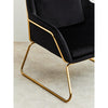 Nexus Black Velvet Armchair