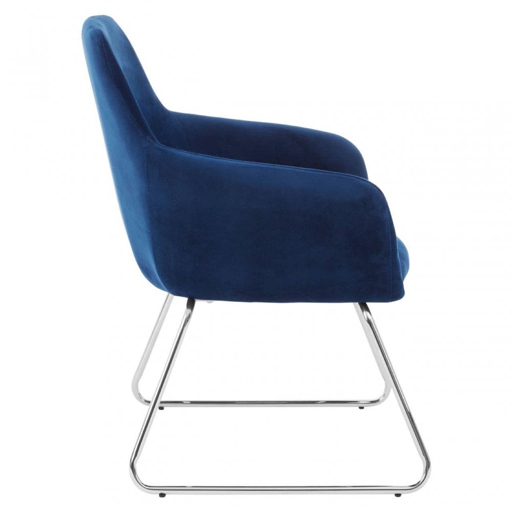 Nexus Blue Fabric Chair