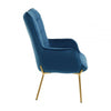Nexus Blue Velvet Chair
