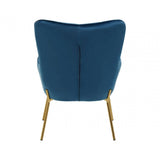 Nexus Blue Velvet Chair