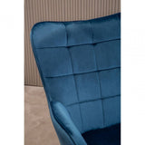 Nexus Blue Velvet Chair