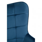 Nexus Blue Velvet Chair