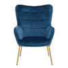Nexus Blue Velvet Chair