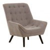 Nexus Grey Curved Chair