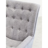Nexus Grey Curved Chair
