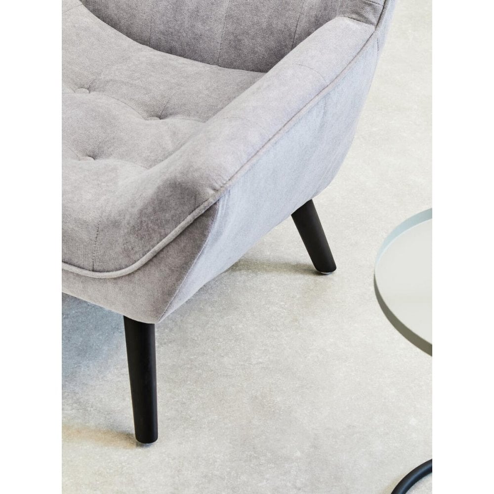 Nexus Grey Curved Chair