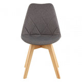 Nexus Grey Diamond Pattern Dining Chair