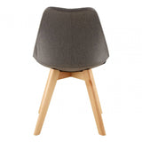 Nexus Grey Diamond Pattern Dining Chair