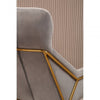 Nexus Grey Velvet Armchair