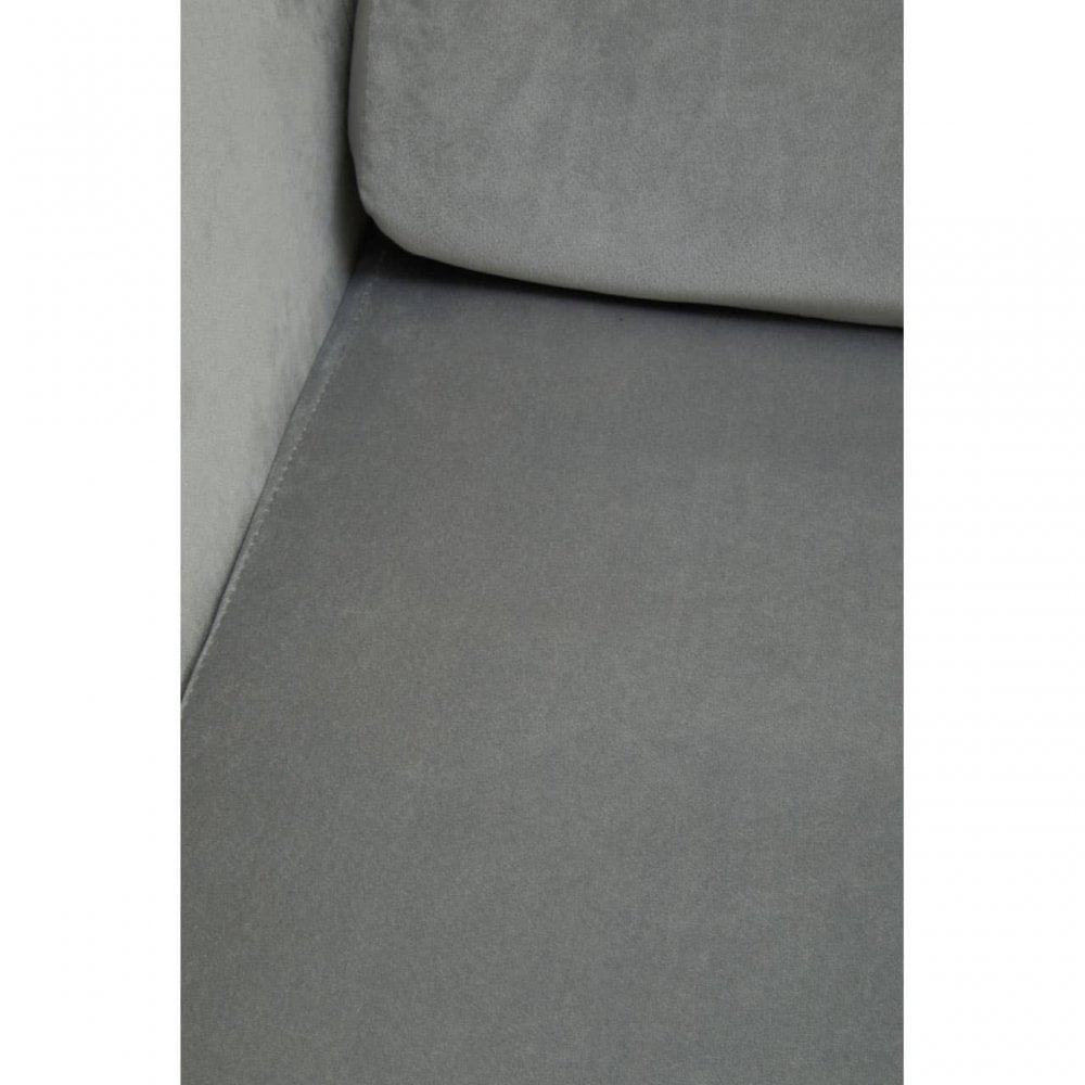 Nexus Grey Velvet Armchair