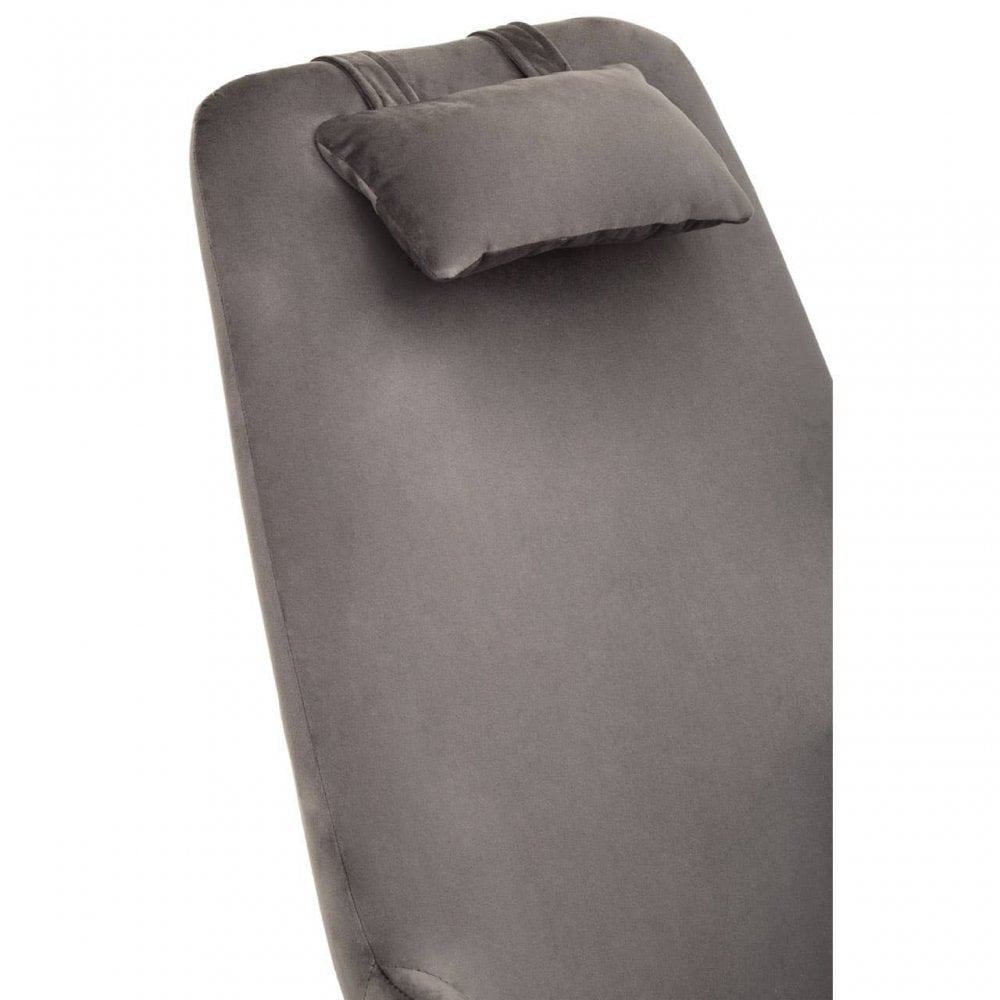 Nexus Grey Velvet Rocking Chair
