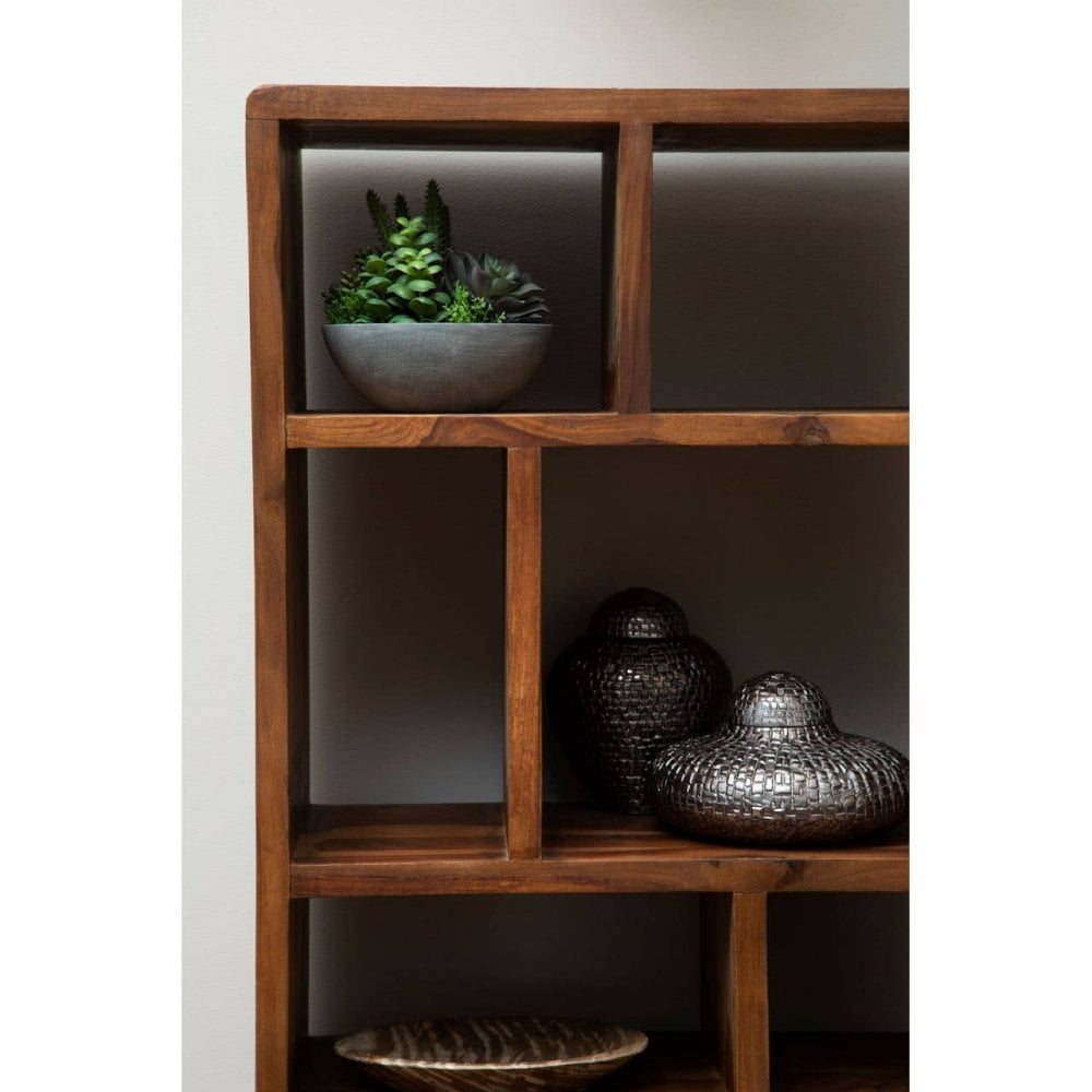 Valora Sheesham Wood Shelf Unit