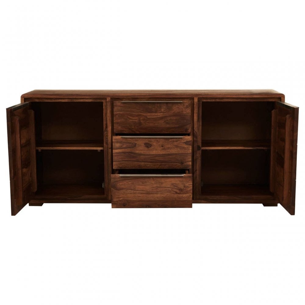 Valora Two Door Three Drawer Sheesham And Acacia Sideboard