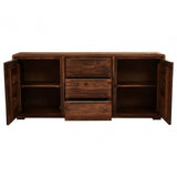Valora Two Door Three Drawer Sheesham And Acacia Sideboard
