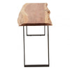 Valora Acacia Wood And Looped Iron Base Bench