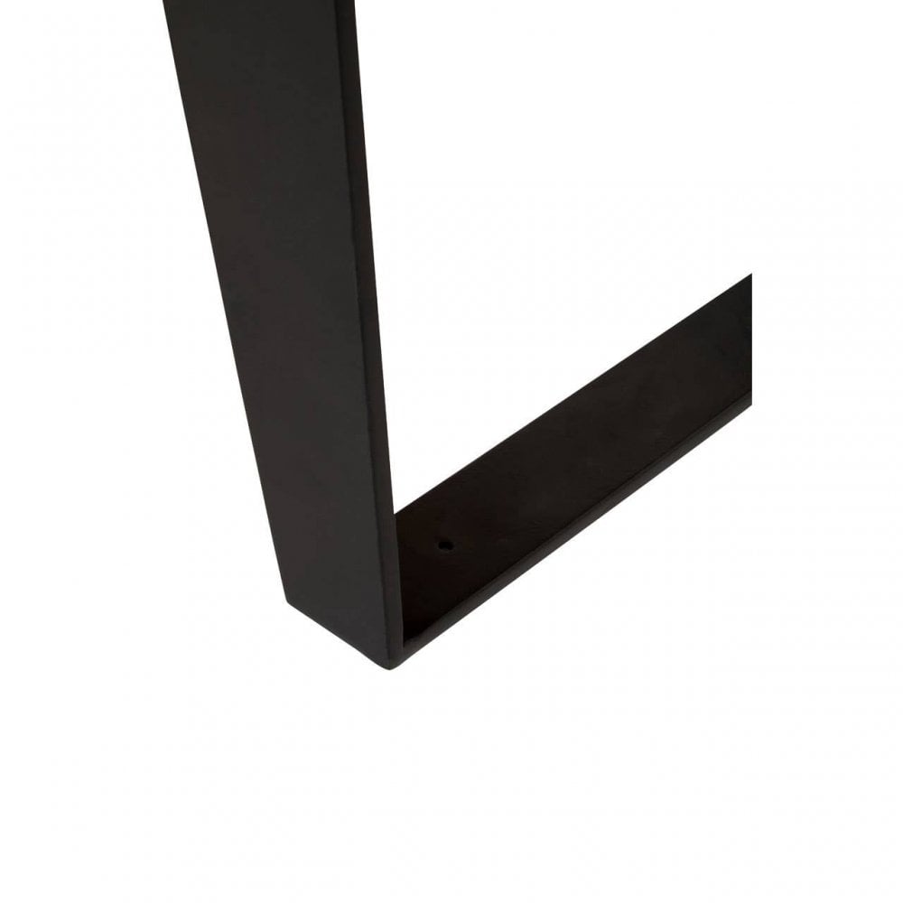 Valora Acacia Wood And Looped Iron Base Coffee Table