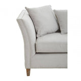 Solace Three Seat Grey Fabric Sofa