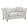 Solace Two Seat Grey Fabric Sofa
