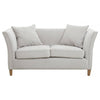 Solace Two Seat Grey Fabric Sofa