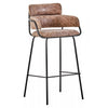 Obsidian Faux Leather Bar Chair