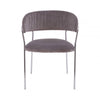 Mink Channel Chrome Finish Dining Chair